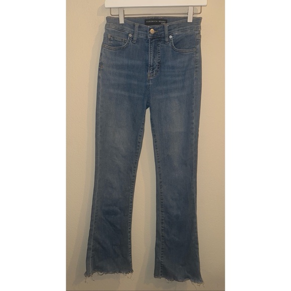 Veronica Beard Beverly Skinny Flare High Rise Jeans Size 26 in‎ Mojave Wash - Picture 1 of 8